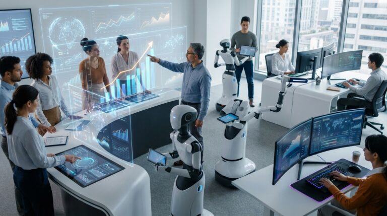 découvrez comment l'intelligence artificielle transforme les entreprises, en optimisant les processus, améliorant la prise de décision et stimulant l'innovation.