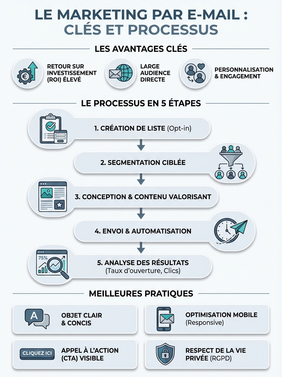 Infographie email marketing
