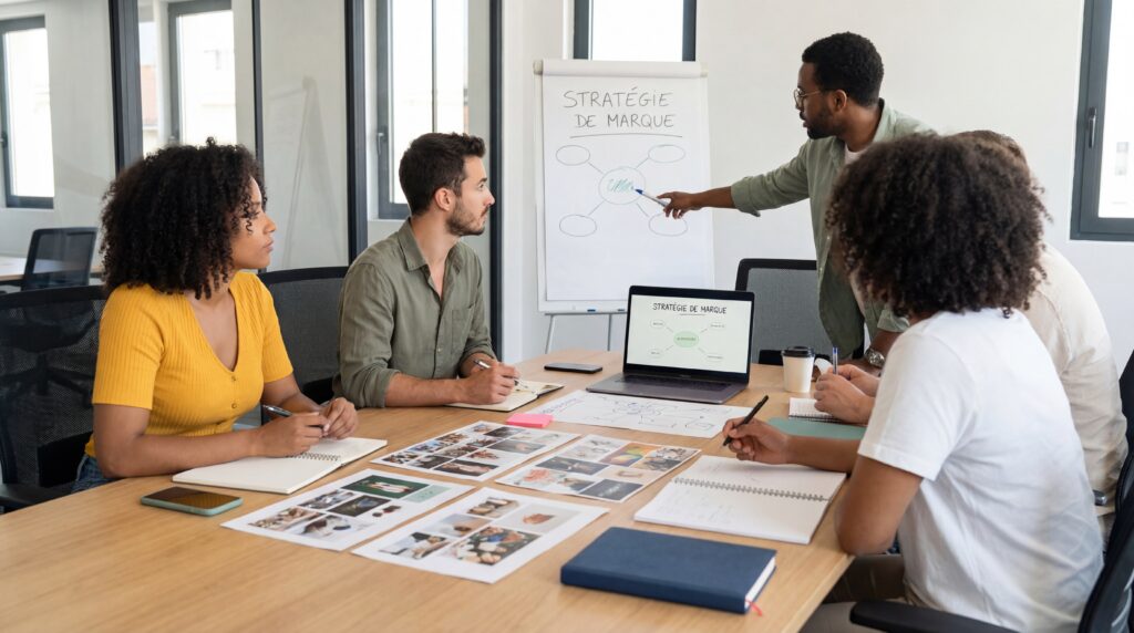stratégie de marque exemple - Image de couverture