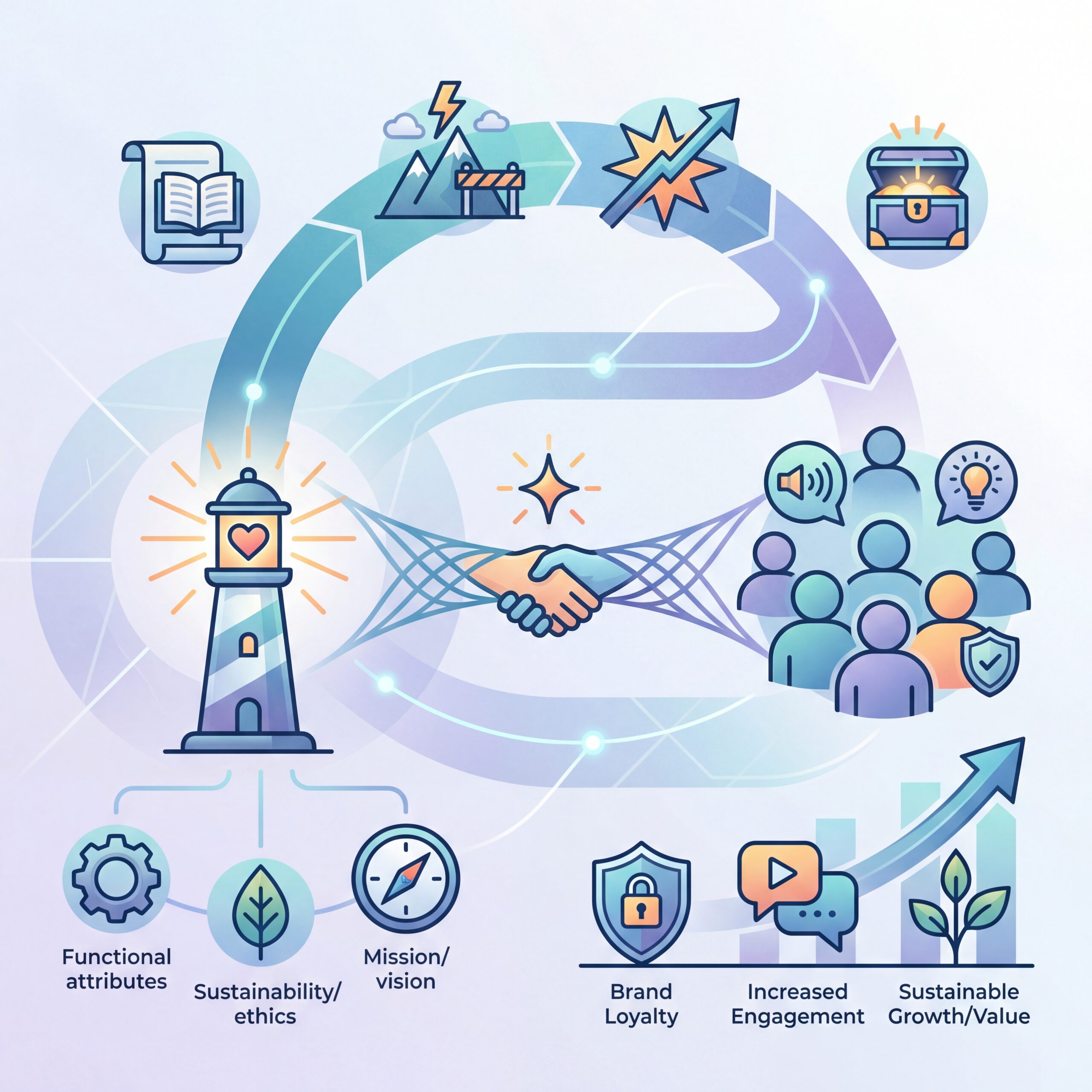 Infographie storytelling de marque